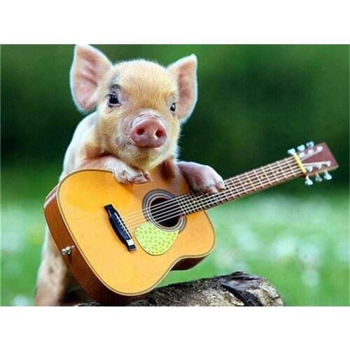 Diamond Painting Pig Home Decor 5d Diy Full Square/Round Embroidery Mosaic Animal Pet Diamond Pictures Diamond Art