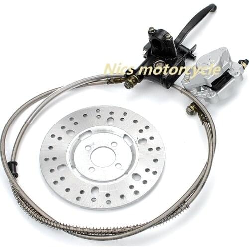 ATV GY6 125-250CC Bull style TAOTAO Manual control Rear hydraulic brake caliper pump + disc