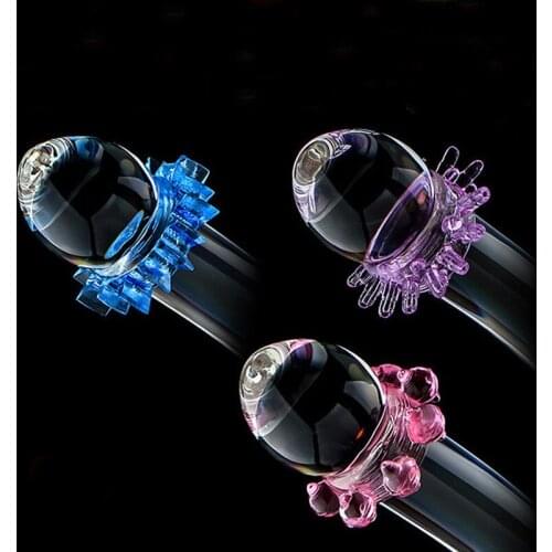 Male Time-delay Penis Lock Ring Time-lapse Toy To Strengthen Penis Sex Random Distribution of Color Lock Ring Glans Sex Toys