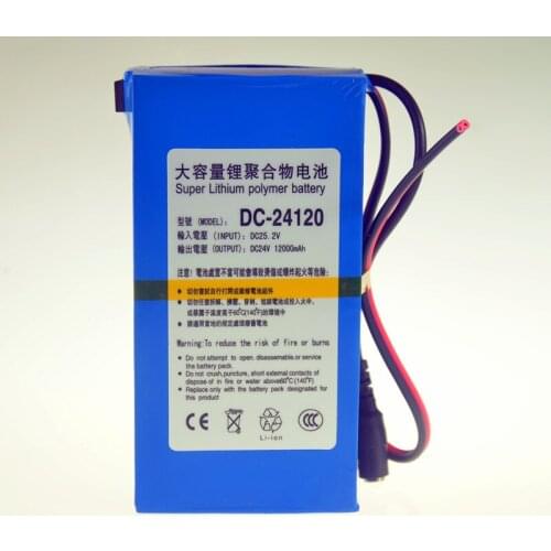 GTF 24V wheel chair robot lithium battery auto escalation auto 24 Velectric scooter 12000mAh high-capacity lithium polymer batte