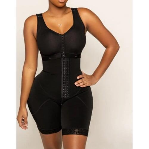Women Bodyshaper Fajas Tummy Control Bodysuit Compression Slimming Postpartum Shapewear Waist Trainer Sheath Belly Corset Shaper