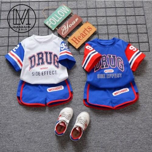 Toddler Boy Summer Clothes Childrens Basketball Uniform Baby Girl Tracksuit 2pcs Set Kids Boys Girls Sports Clothes Set Outfit