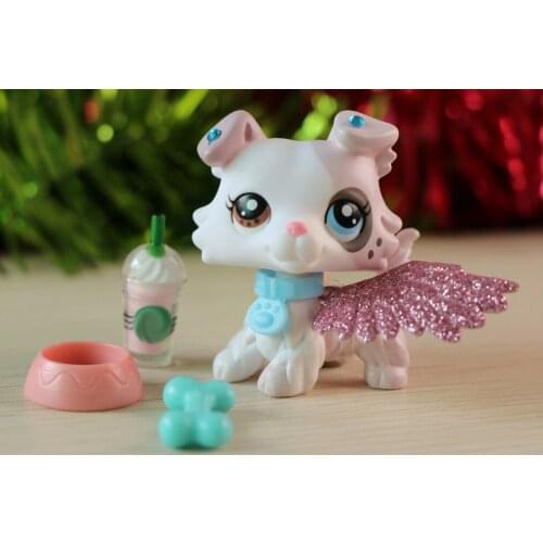 Pets Shop Custom Made OOAK Collie Ice Cream Figure With Accessories Wing