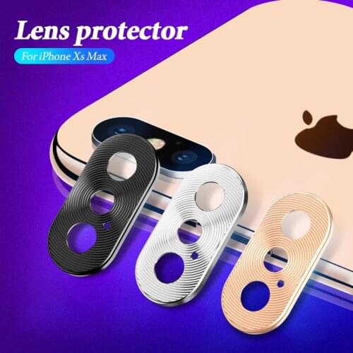 Metal Camera Lens Protector Case For iphone XS Max XR XS 7 8 Alloy Camera Lens Protective Cover For iphone X 7 8 Plus Case
