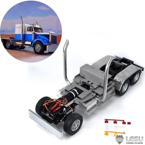 LESU 1/14 Scale Metal King Hauler 6*6 Chassis for RC Tractor Truck DIY TAMIYA Model TH18493-SMT3
