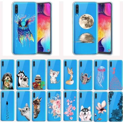 For Samsung Galaxy A70 Case Fashion silicone Soft TPU Cute Back Cases for Samsung Galaxy A50 A30 A10 A40 Phone Cover