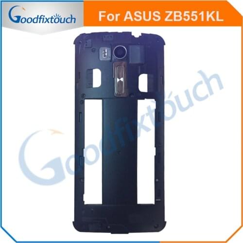 5.5" New Middle Frame Bezel For ASUS Zenfone Go ZB551KL ZB552KL Middle Plate Rear Housing + Rear Back Camera Lens Repair Parts
