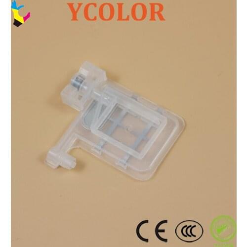 50PCS transparent damper double clips with square head for Epson DX4 / DX5 damper compatible with eco-solvent ink, 4mm connector