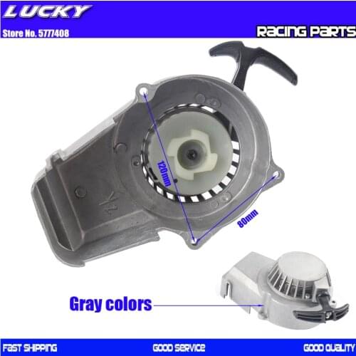Minimoto Easy Recoil Pull Starter For 2 Stroke 47cc 49cc Engine Pocket Bike Mini Moto Dirt Bike Crosser Kids ATV Quad