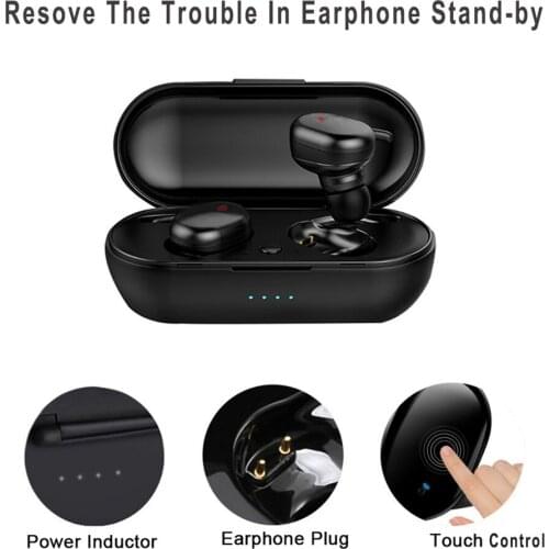 Y30 TWS Earbuds Bluetooth-compatible 5.0 Earphones True Wireless Stereo In Ear Headphones with Charging Case Mircophone