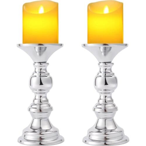 Home decor Candlestick two suits Gold Silver Golden home decore christmas decorations home decoration accessories