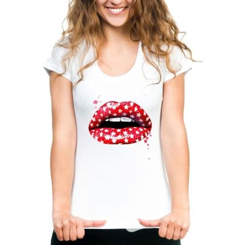 Womens T Shirt Printed Cool Female Tshirt Short Sleeve Summer Women Tops Tees Punk Style T-shirt Tops Graphic Tees Shirt