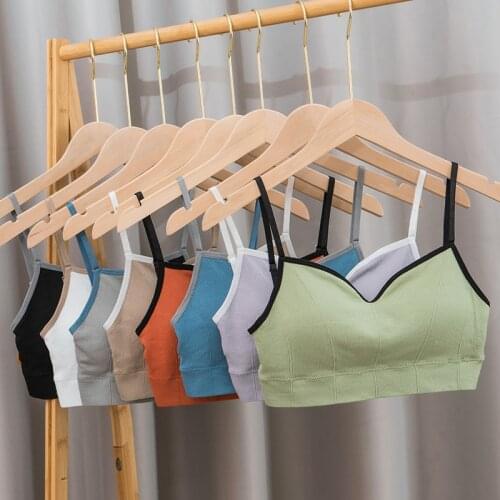 Women Tops Tube Top Bra Bandeau Sleeveless Seamless Bra Streetwear Summer Crop Tops Padded Camisole Low Back Bralette Underwear