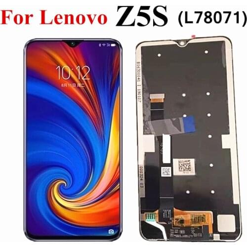 6.3" LCD For Lenovo Z5S L78071 LCD DIsplay Touch Screen Digitizer Panel Galss Assembly Replacement for Lenovo Z5S LCD