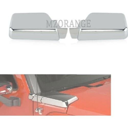 1 pair Chrome Air Intake Vent Cover Trim Bezel Cap for HUMMER H3 H3T 2006 2007 2008 2009 2010 Chrome Trim