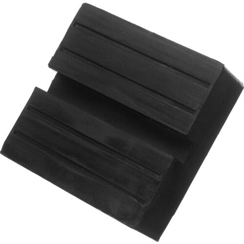 1pc Black Car Auto Lift Jack Bracket Rubber Pads Rail Floor Jack Protection Adapter 75x75x25mm Maintenance Repair Tool
