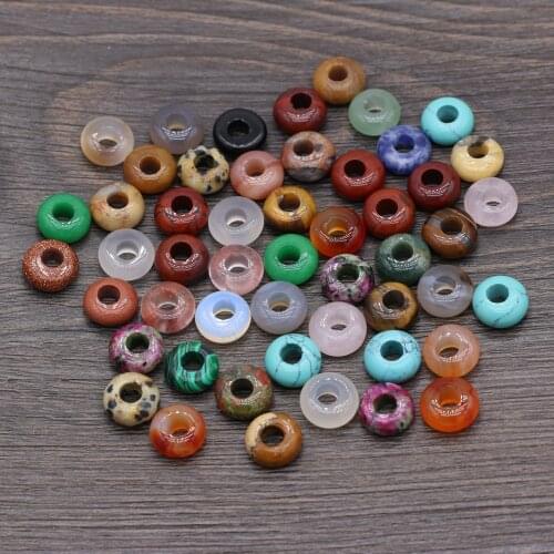 10Pcs Hot Sale Natural Stone Beads Semi-Precious Loose Bead For Jewelry Making DIY Necklace Anklet Bracelet Earrings Accessory