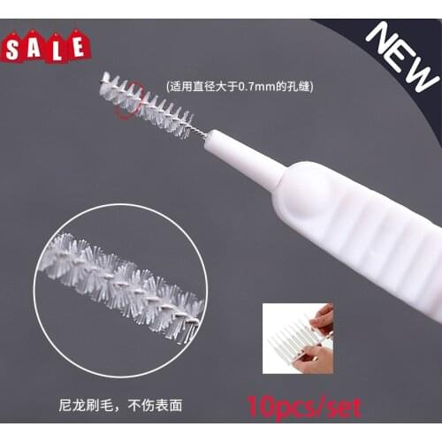 10Pcs Shower Head Cleaning Brush Nozzle Spout Brush Small Hole Drill Brushes Cleaning Appliances Bathroom Accessories Gadgets