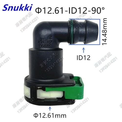 12.61 ID12 auto Fuel line quick connector plastic connector gasoline filter fuel filter for CAR two pcs a lot