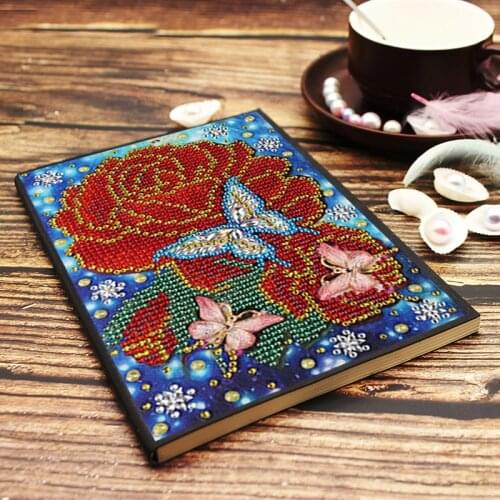 OSH Diamond Embroidery notebook New Arrivals Diary Book Sale DIY Crystal full drill 5D diamond painting mosaic round rhinestone