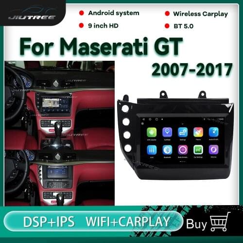 Android10 Horizontal Screen Car Radio For Maserati GT 2007-2017 GPS Navigation Car Multimedia DVD Player Fully Automatic Stereo