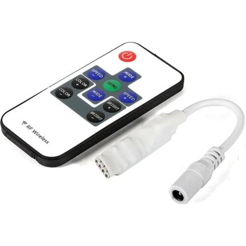 1pcs LED RGB Controler DC12V 11key RF Wireless Remote Controller For RGB LED Strip 5050/2835