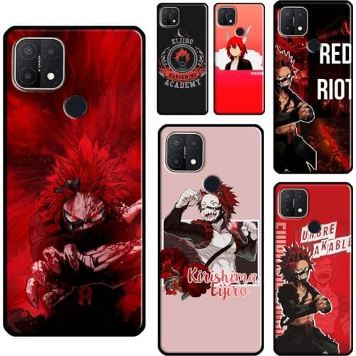 Riot Eijiro Kirishima My Hero Academia Case For OPPO A9 A5 2020 A53 A31 A52 A72 F5 F7 A1K A3S A5S Find X3 Pro A15 A83 A91 Cover