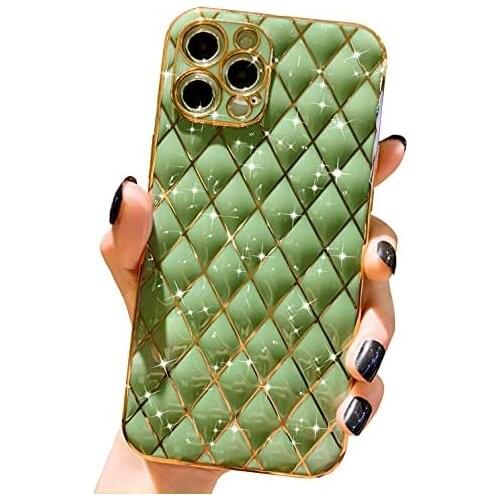 Cute Glitter Sparkle Plating Full Camera Protection & Shockproof TPU Case for iPhone 12 11 Pro Max XR XS Max X 7 8 6 Plus 12Mini