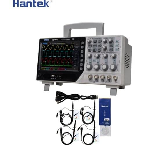 Hantek DSO4084B 80MHz 1GS/s 4CH Digital Oscilloscope USB PC LCD Osciloscopio+EXT+DVM+Auto Range Function