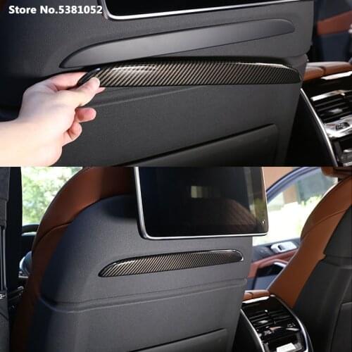 Seat Rear Decorative Strip Chair Back Decoration ABS Car Stickers for BMW X5 X6 X7 2019 2020 2021 Accessories