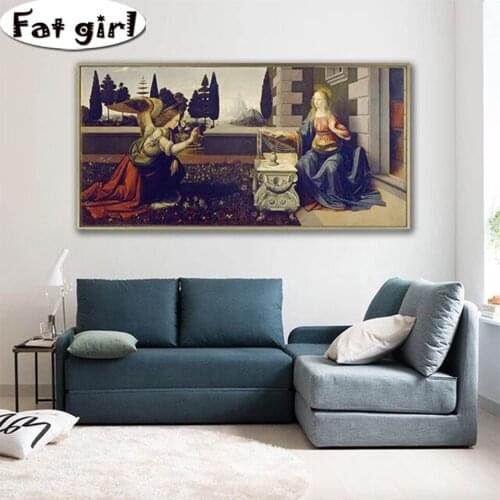 Home Decor Diamond Painting Famous Art 5D Diy Cross Stitch Embroidery Mosaic Full Square Round Drill Rhinestone Handmade poster