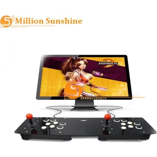 Double Acrylic Arcade Joystick Video Arcade Game Joystick Arcade Controller Console Game Machine For PC For Windows USB New