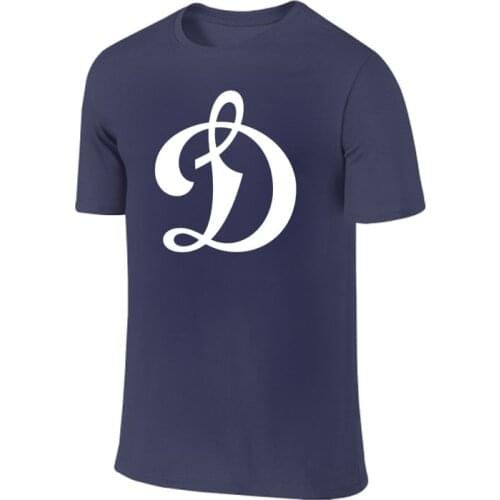 KHL hockey team logo printed T shirt for men plus size Dynamo M