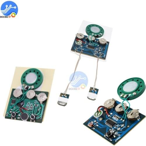 30s Audio Voice Recording Playback Module Button/Light Sensitive/Button with Extension Cord for Greeting Card