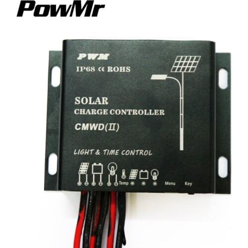 10A Solar Street Lamp Controller IP68 Waterproof 12V/24V Voltage Intelligent Charging Timing Controller