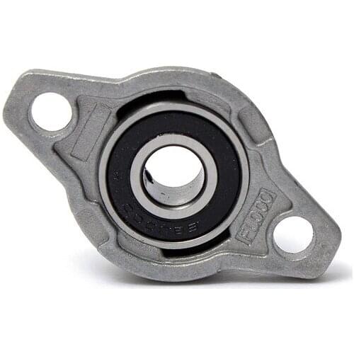 1pcs 10 mm diameter zinc alloy bearing housings KFL000 flange bearing housings with pillow block