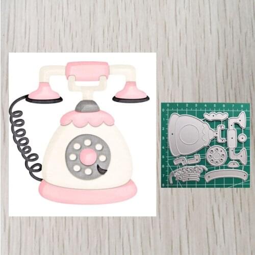Phone Tag Metal Cutting And Embossing Dies for Scrapbooking Dies Metal Nouveau Arrivage 2020
