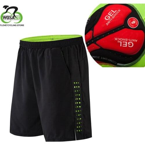 Multifuntion Cycling Shorts Men Gel Padded MTB Shorts Breathable Bicycle Downhill Underwear Short Trousers Mountain Bike Shorts