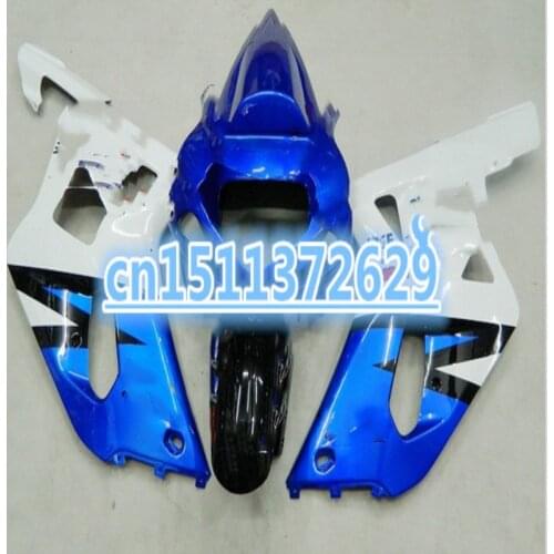 Fairing Blue/White for SUZUKI 2001 2003 GSXR600 GSXR750 K1 01 02 03 GSXR 600 750 GSXR600 750 01 02 03 Fairings kit