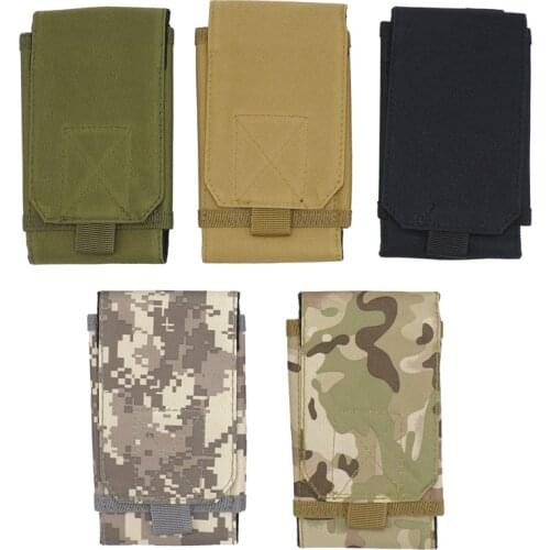 Hunting Bags Camo Waist bag Tactical Phone Holder Sport Waist Belt Case Waterproof Nylon EDC Outdoor Camouflage Bag in Backpack