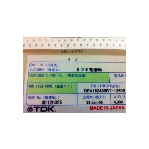 Original New 100% DEA162450BT-1260B1 signal conditioning 2.4GHz multilayer bandpass filter inductor