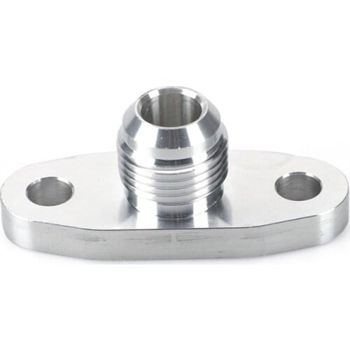 Turbo Oil Drain Return Flange Adapter AN10 leakproof no need gasket CNC Process for T3 T4 GT28 GT30 GT35 T25 YC101455