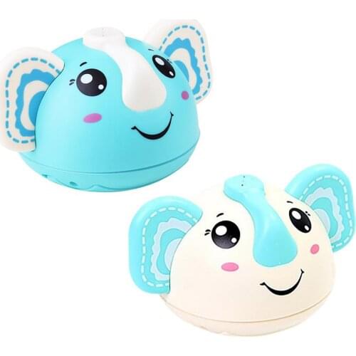 Kids Bath Toy Water Beach Toys Plastic Watering Sprinkler Light Up Bath Tub Toy Spinning Elephant Water Sprinkler Toy