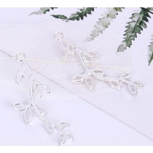 Pendant Branch DIY Necklace Earrings Discovery Jewelry Handicraft Metal
