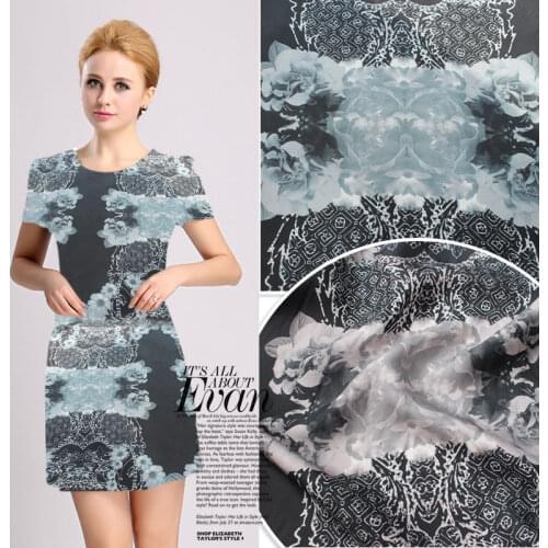 Twill Weave Silk Real Silk Fabric Shirt Dress Material Hundred Percent Mulberry Silk /0.5M