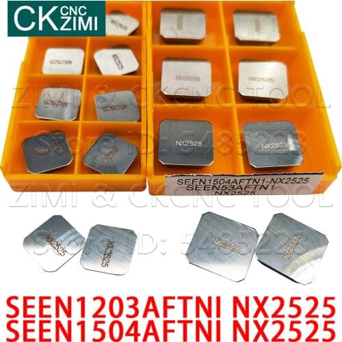 SEEN1203AFTN1 NX2525 SEEN1504AFTN1 NX2525 Milling carbide inserts Lathe Cutter Tools Milling Tool SEEN for steel stainless steel