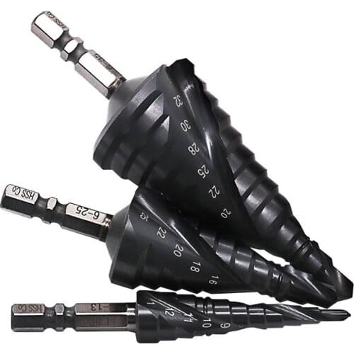 FATCOOL HSS CO M35 ultra-industrial grade TiAlN round handle steak drill pagoda drill hole drill stainless steel drill bit