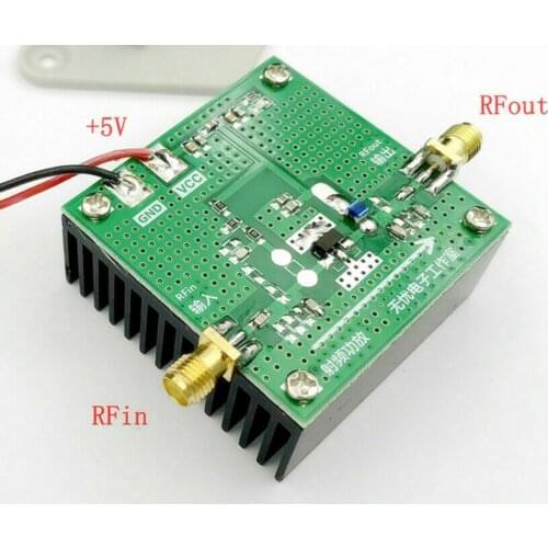 400MHZ-4GHZ 1W RF Power Amplifierhing linearity RF Amplifier Board TQP7M9103 With Heat Sink
