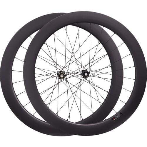 Bike wheel 700C D411SB-CL D412SB-CL Center lock Disc brake hub 23 wide 38/50/60/88mm Clincher tubular Bicycle Cyclocross