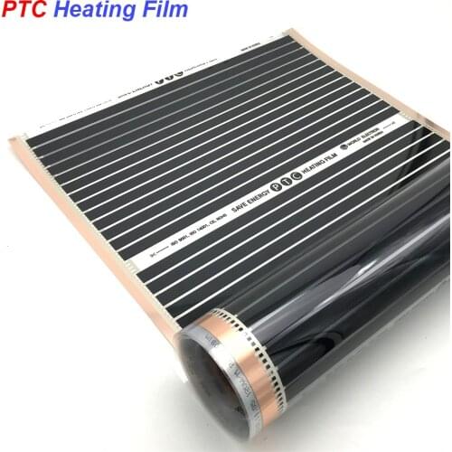 Healthy and Confortable Underfloor Heating System Far Infared Wave 8~16 um Low Power Consumption Save Energy PTC Heating Film